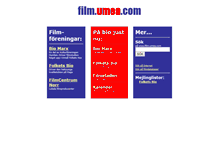 Tablet Screenshot of film.umea.com